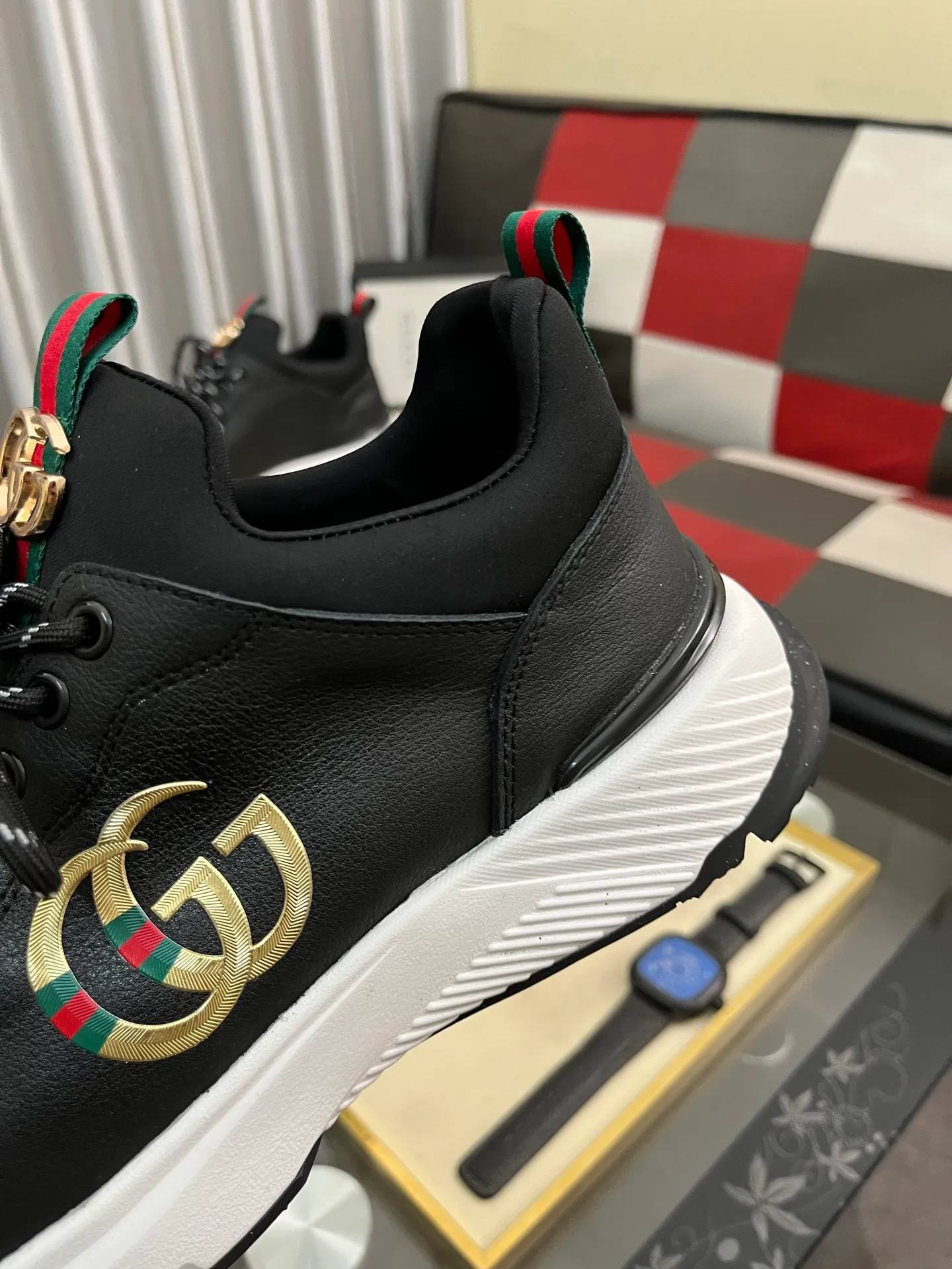 Men's Men's Shoes 💰458 ⌚️⌚️[GUCCI] Gucci men's casual shoes are absolutely popular 🔥The ultimate matching item for trendy men! The charm of super texture is irresistible, the main recommendation, the flower leather color is bright! The upper is made of high-quality brand printed fabric with cowhide, breathable leather lining and wear-resistant rubber sole, noble and elegant! Extremely comfortable🎁🎁You can be as handsome as you want💪 38-445⃣️colors available